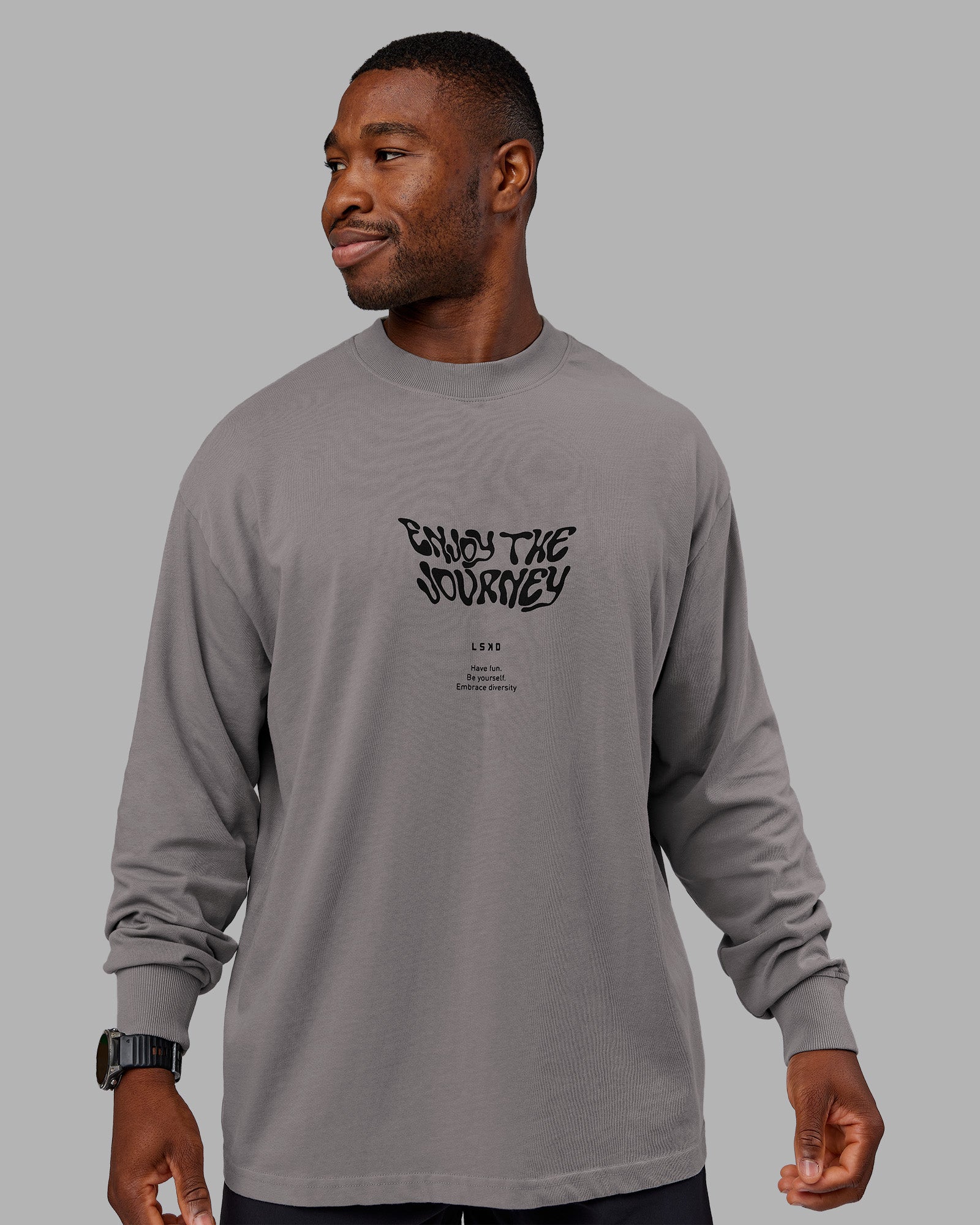 Chrome Washed Heavyweight Oversized Long Sleeve Tee