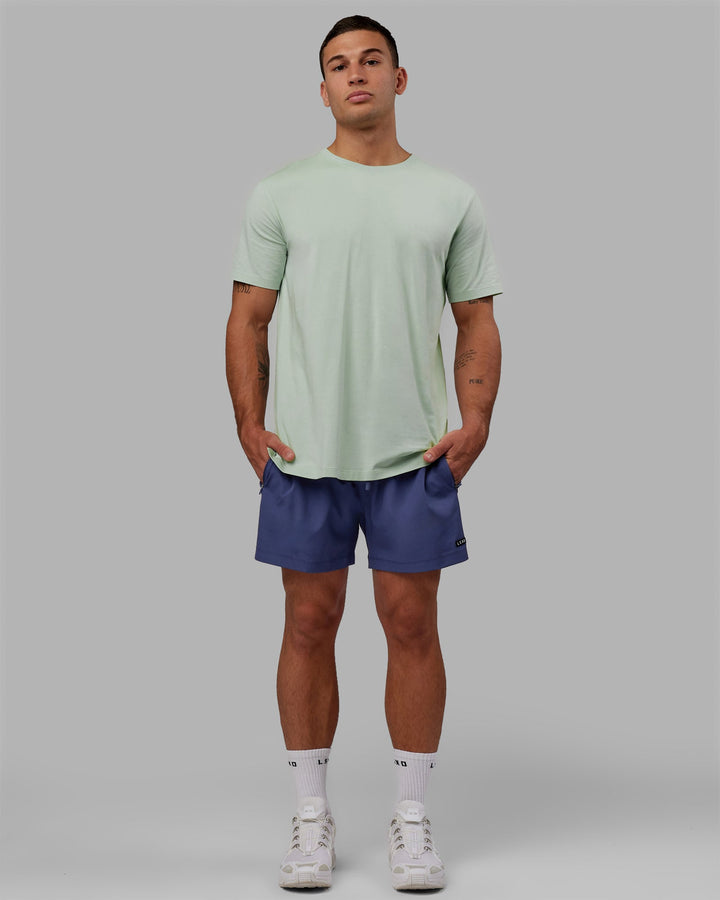 Man wearing Rep 5" Lined Performance Short - Future Dusk