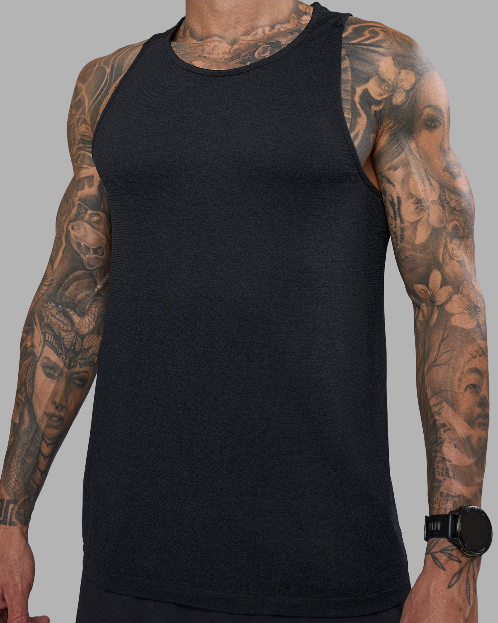 odor ash sleeveless トップス 韓国 シズニルック AeroFLX+ Seamless Tank - Black Marl | LSKD – LSKD US
