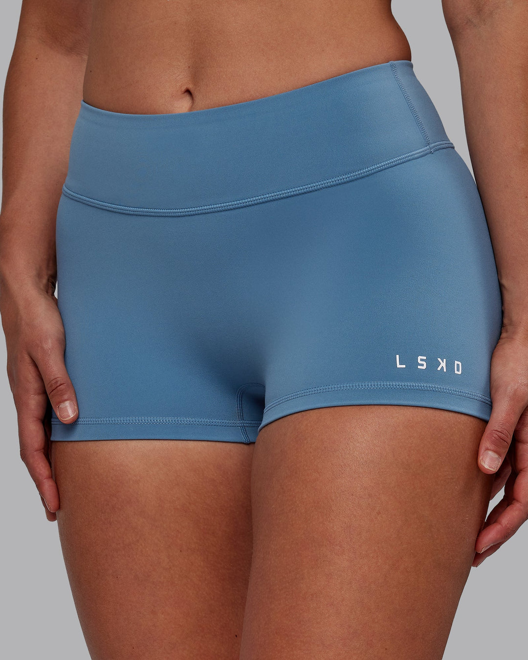 Woman wearing RXD Low-Rise 2" Short - Elemental Blue