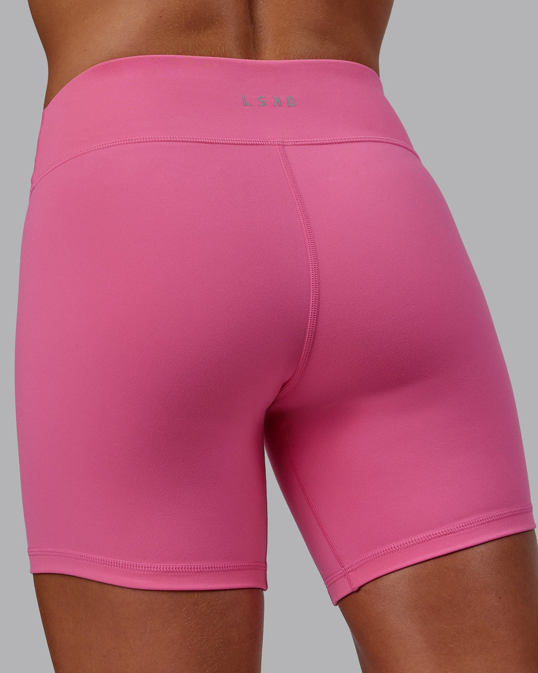 Woman wearing RXD Low-Rise 6" Short - Carmine Rose