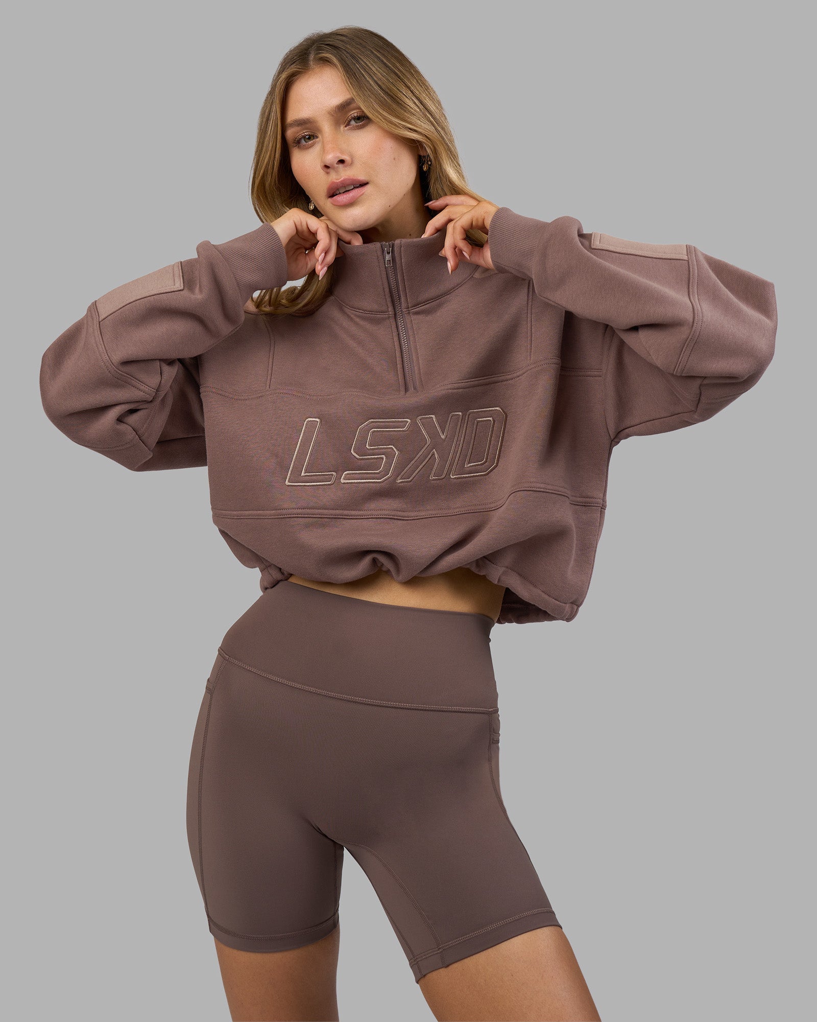 XS-Model-Slam-Quarter-Zip-