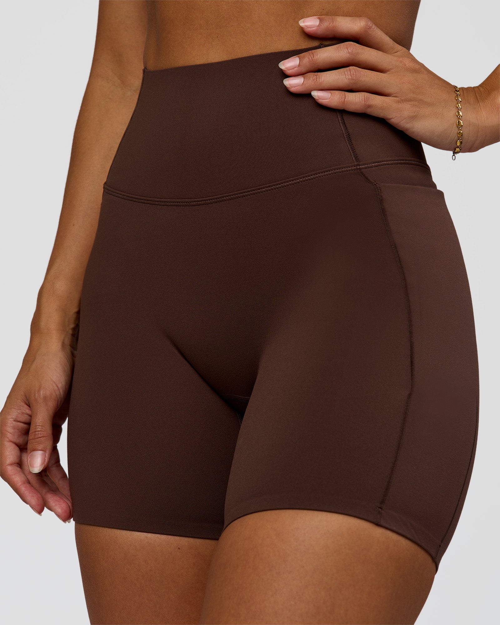 LSKD Fusion Bonded High-Rise 6 Short Pockets - Hot Chocolate | LSKD