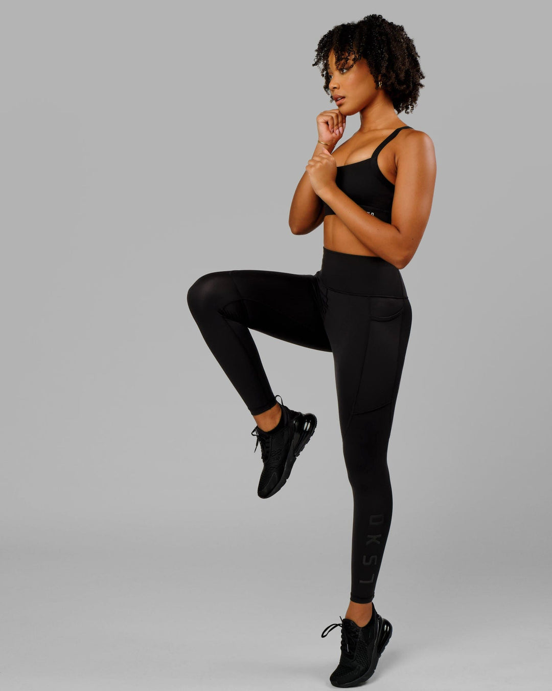 Rep Ultra High-Rise Full Length Legging Pockets - Black-Black