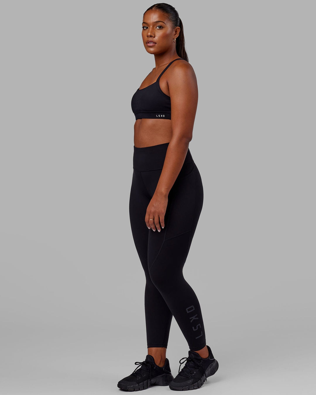 Rep Ultra High-Rise Full Length Legging Pockets - Black-Black