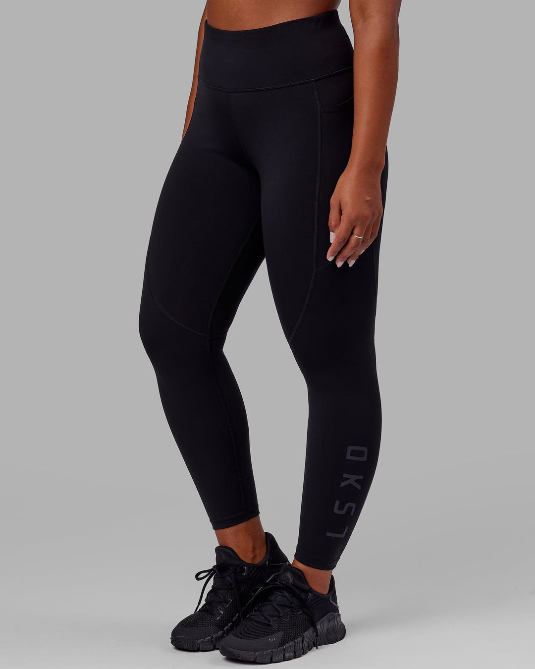 Rep Ultra High-Rise Full Length Legging Pockets - Black-Black