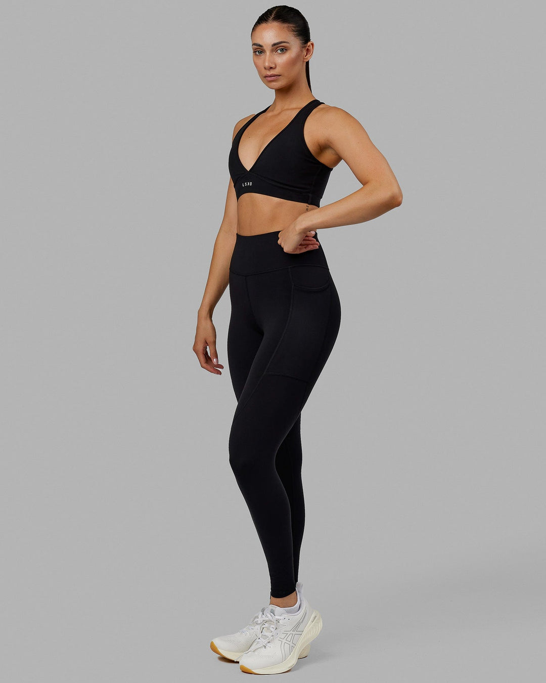 Rep Ultra High-Rise Full Length Legging Pockets No Logo - Black