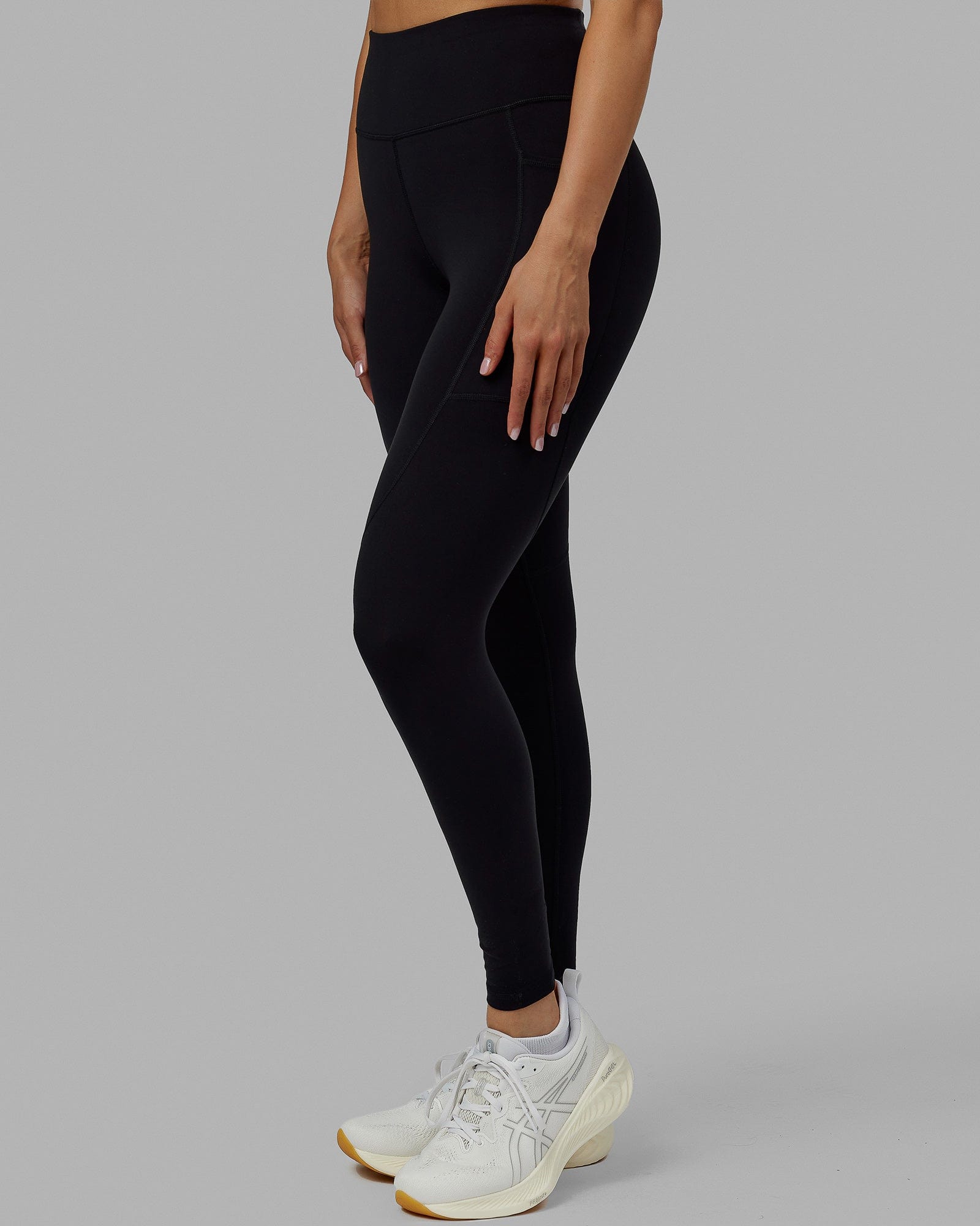 Rep Full Length Leggings - Black-White – LSKD US