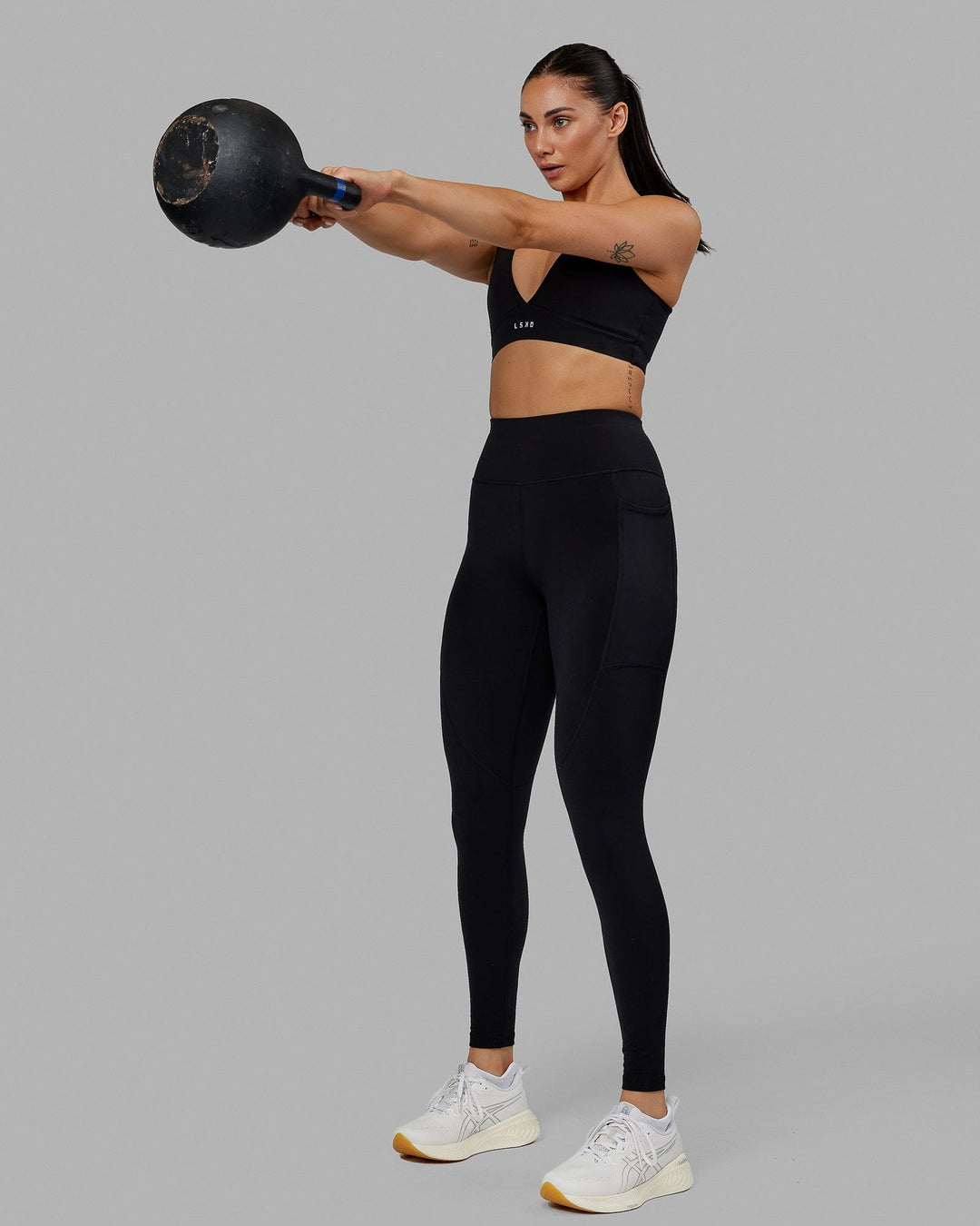 Rep Ultra High-Rise Full Length Legging Pockets No Logo - Black