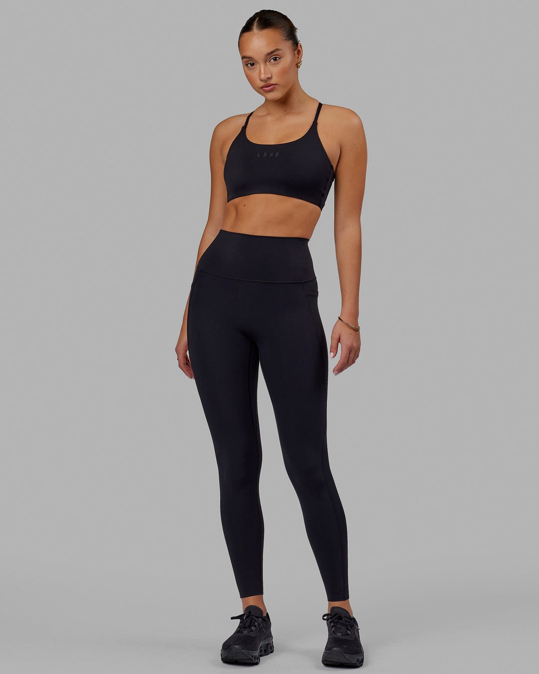 Elixir Ultra High-Rise Full Length Legging Pockets - Black