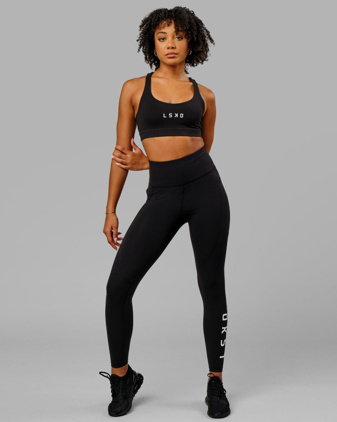 Rep Ultra High-Rise Full Length Legging Pockets - Black-White