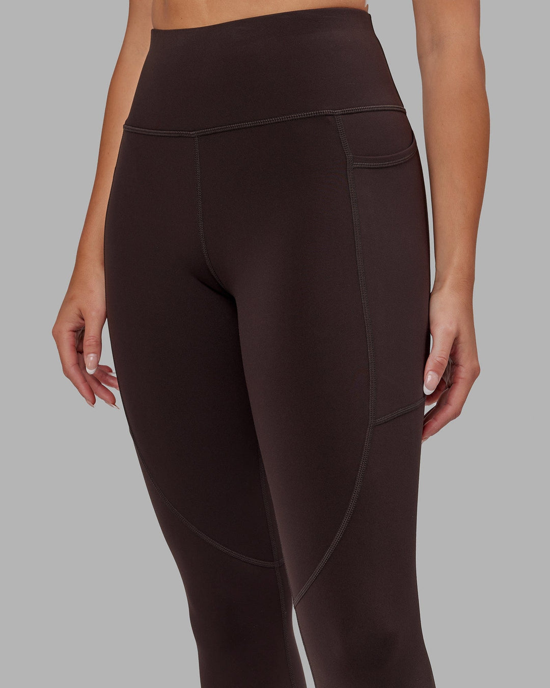 Rep Ultra High-Rise 7/8 Legging Pockets - Dark Walnut