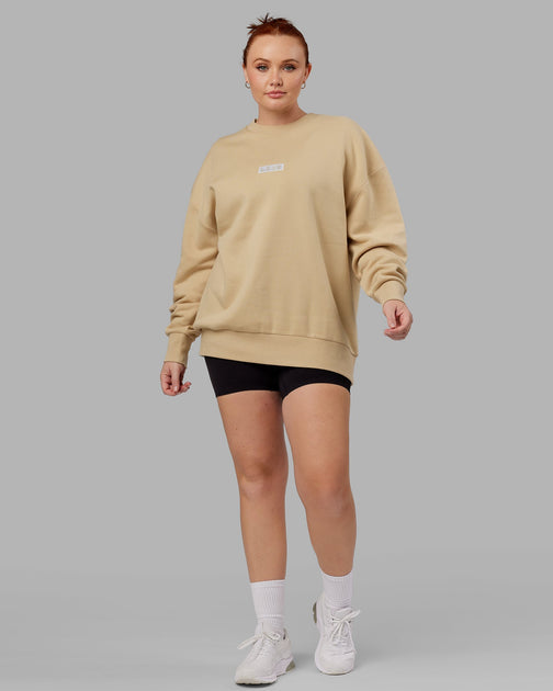 Unisex Cornerstone Sweater Oversize - Pale Khaki – LSKD US