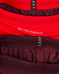 Accelerate 3" Mid-Rise Running Short - Cherry Lacquer