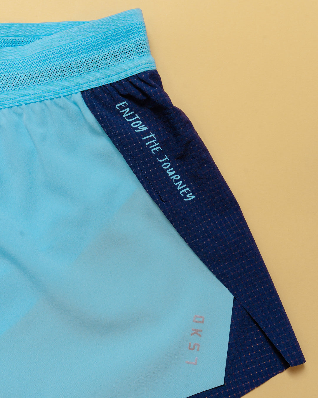 Flatlay GG Accelerate 3" High-Rise Running Short - Future Navy-Baltic Sea