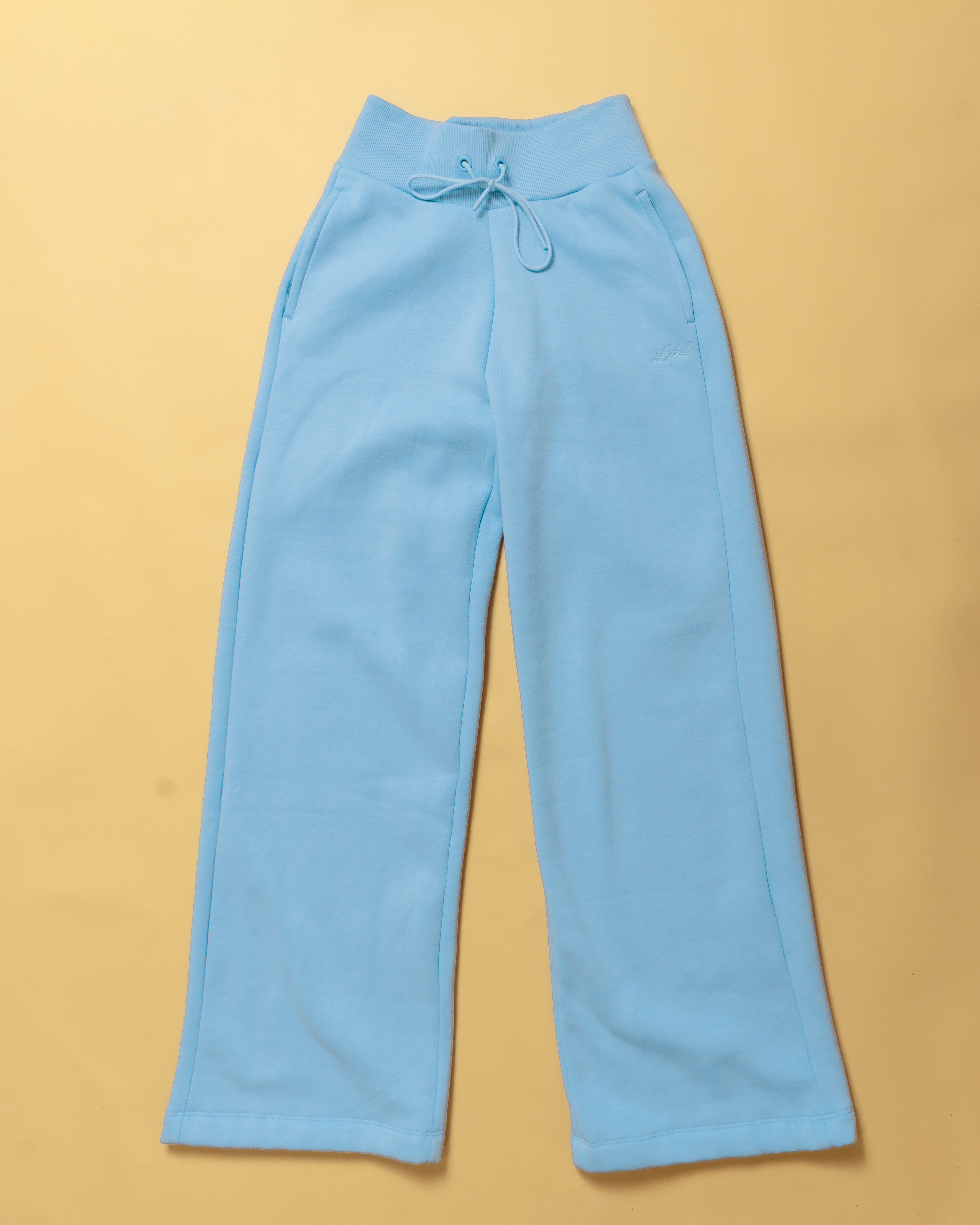 Go-To Script Wide Leg Track Pant - Open Air | LSKD – LSKD US