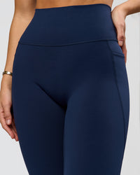 Woman wearing O.G. Fusion Ultra High-Rise Full Length Legging Pockets - Future Navy | Model:Amity| Size:S | Thumbnail Index: 5