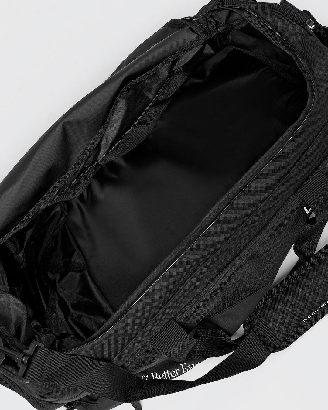 1% Better Duffle Bag - Black-White - view 2