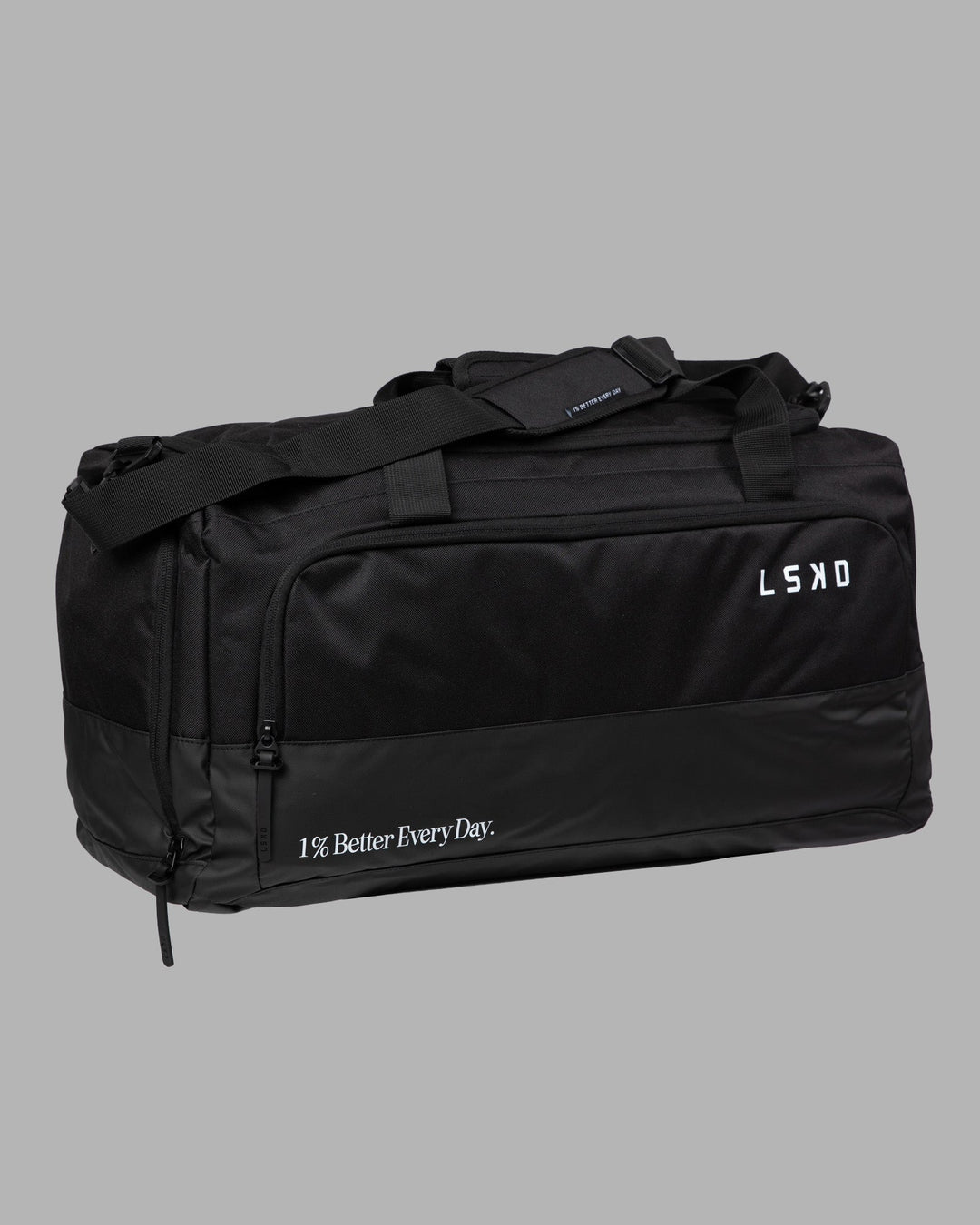 1% Better Duffle Bag - Black-White