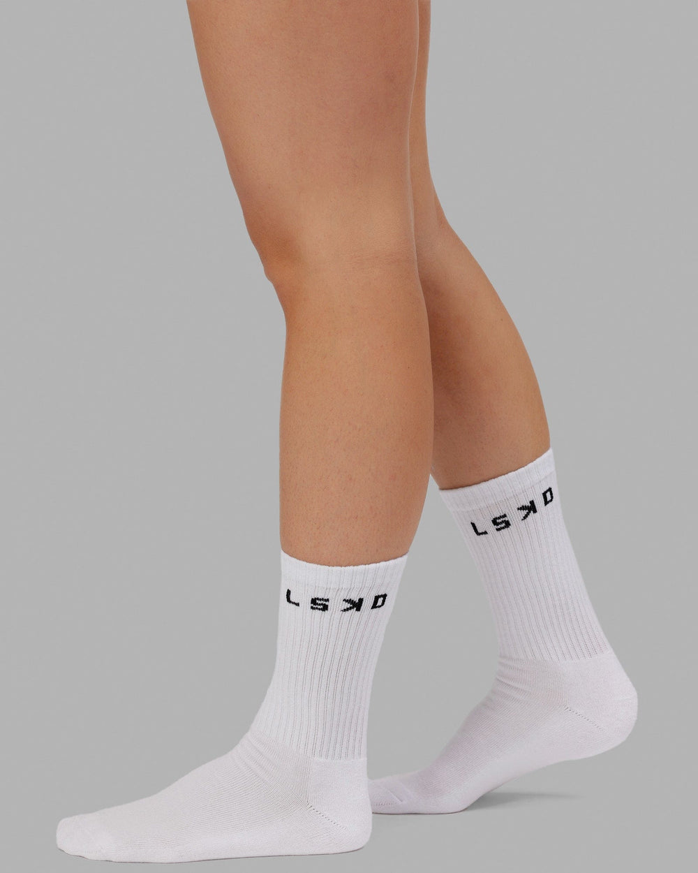 Daily 3 Pack Crew Socks - White