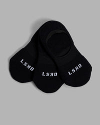 Performance No Show Socks 3 Pack 2.0 - Black-White