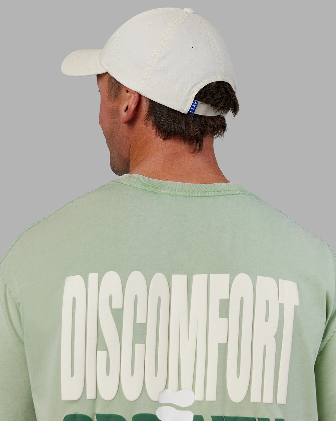 Man wearing Abs Go-To Cap - Vaporous Gray