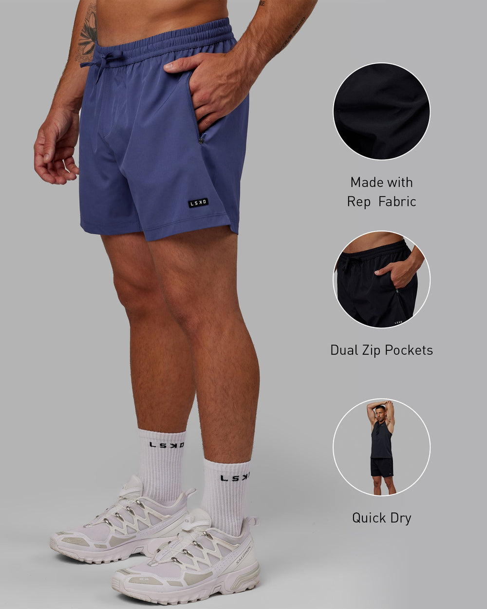 Rep 5" Performance Shorts - Future Dusk