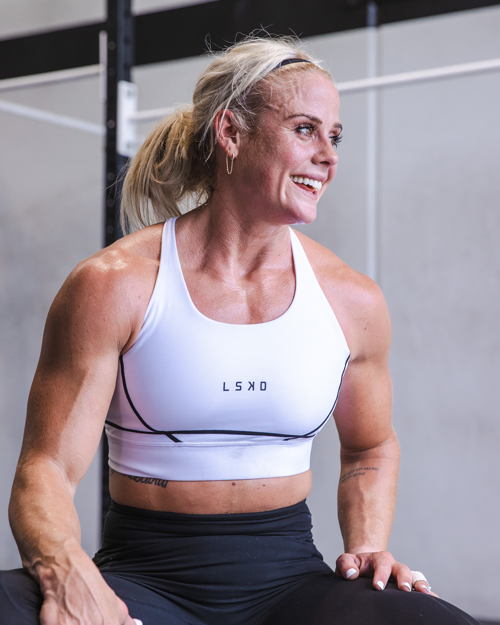 Women's White Sports Bras – LSKD US