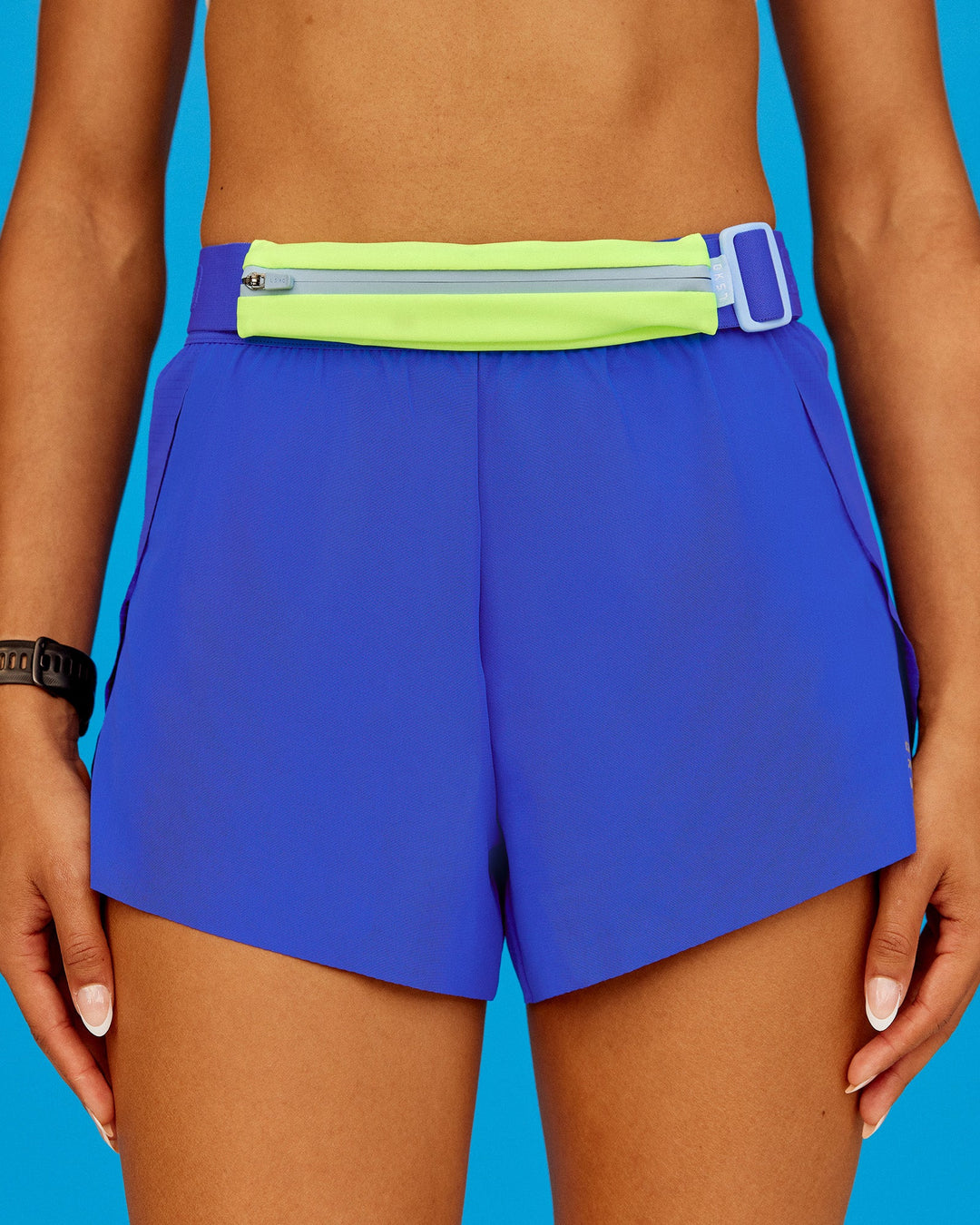 Rep Run Belt 2.0 - Lime Glo-Power Cobalt