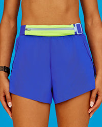 Rep Run Belt 2.0 - Lime Glo-Power Cobalt
