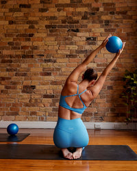 Twist Sports Bra - Azure Blue