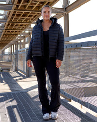Woman wearing All Day Puffer Jacket - Black | Thumbnail Index: 0