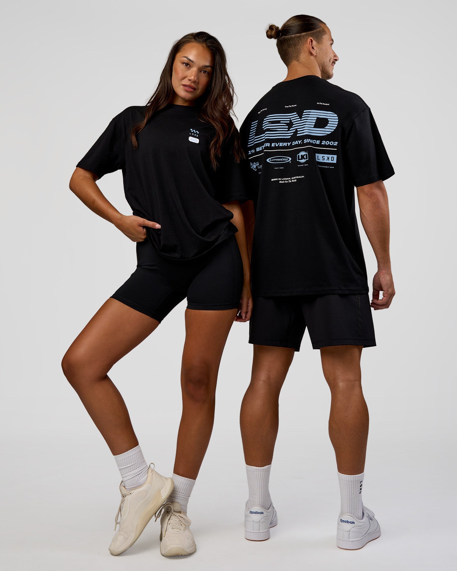 Archive FLXCotton Oversized Tee - Black-Open Air | LSKD – LSKD US