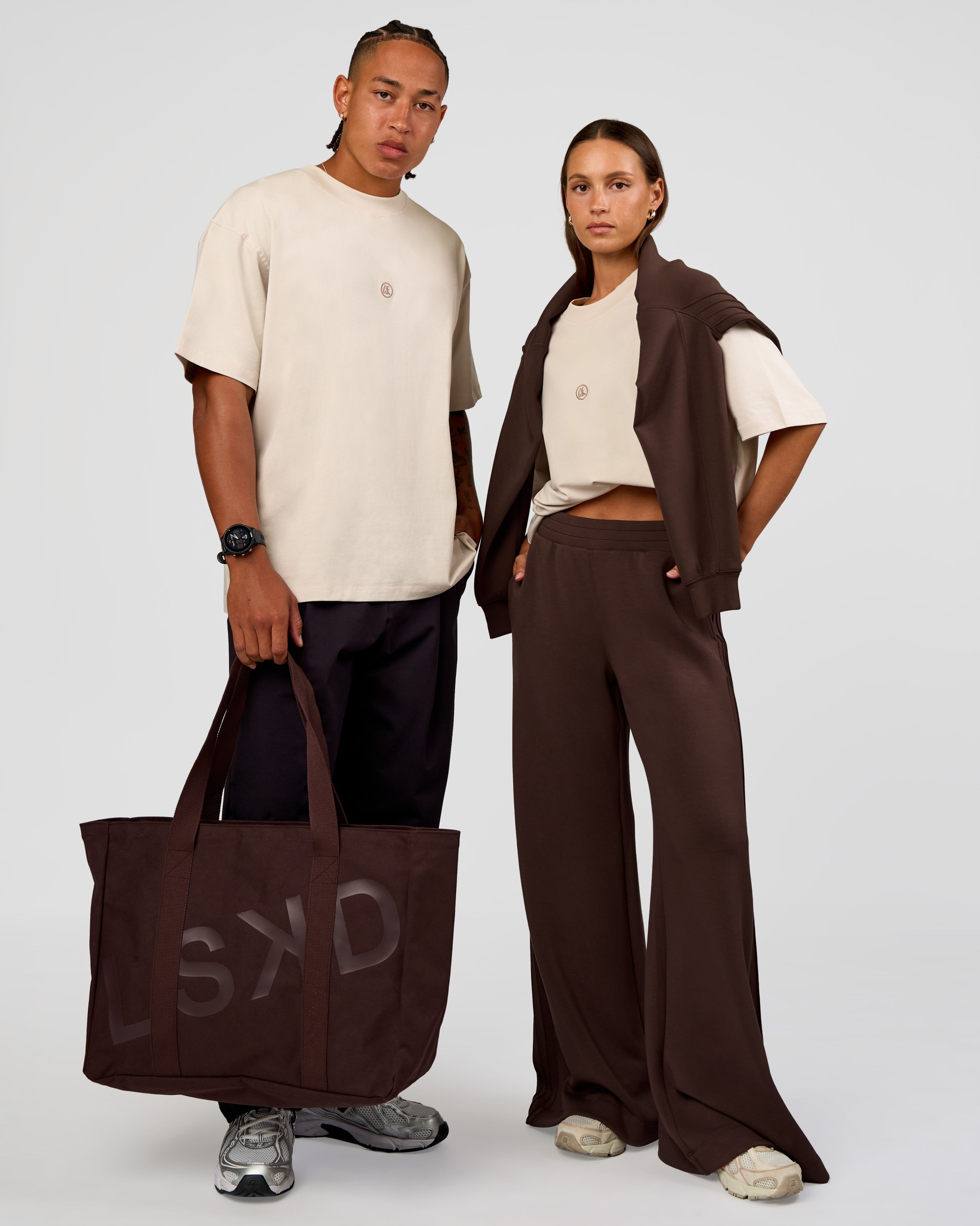 CF Unisex Oversized Heavyweight FLXCotton Tee - Clay-CF X LSKD
