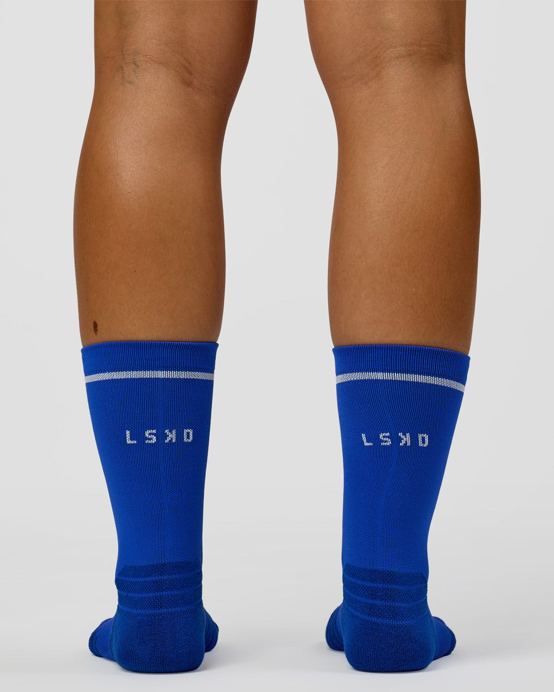 Fast Performance Crew Socks 2.0 - Electric Indigo-White - view 4