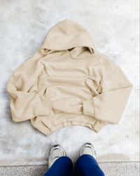 Base Oversized Hoodie - Shale Beige | Thumbnail Index: 12