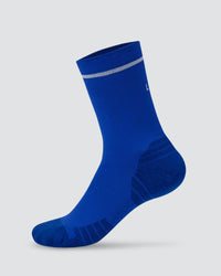 Fast Performance Crew Socks 2.0 - Electric Indigo-White | Thumbnail Index: 0
