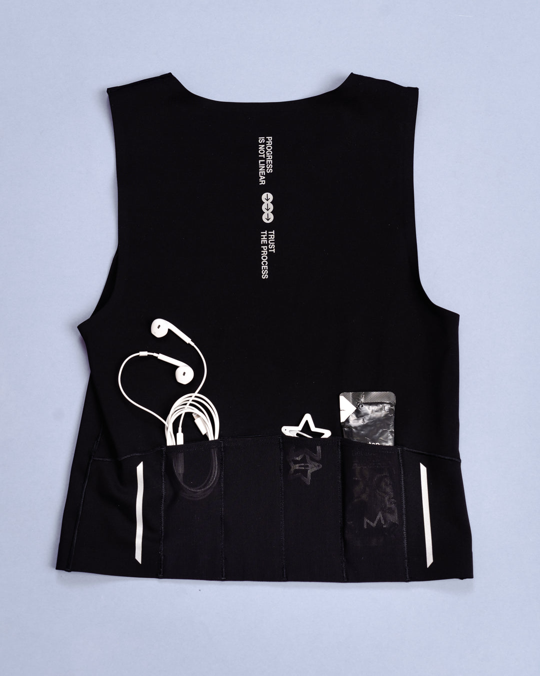 Flat Image of NyxRun Stash Tank - Black