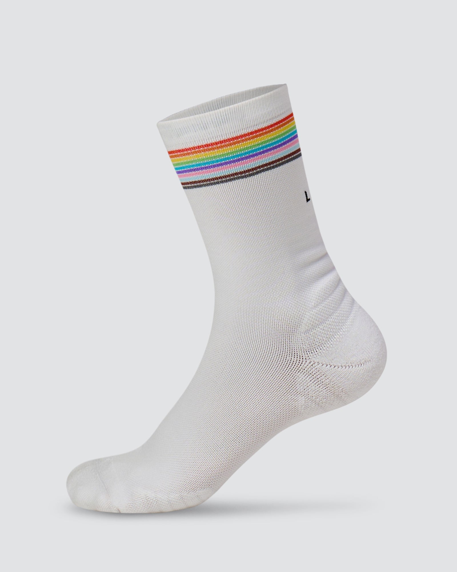 Proud Performance Crew Socks 2.0 - White-Multi