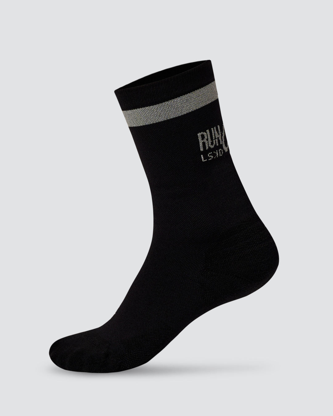 Run Club Fast Performance Socks 2.0 - Black-Reflective