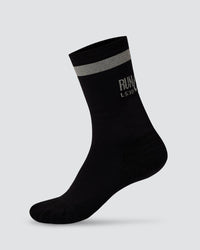 Run Club Fast Performance Socks 2.0 - Black-Reflective | Thumbnail Index: 0