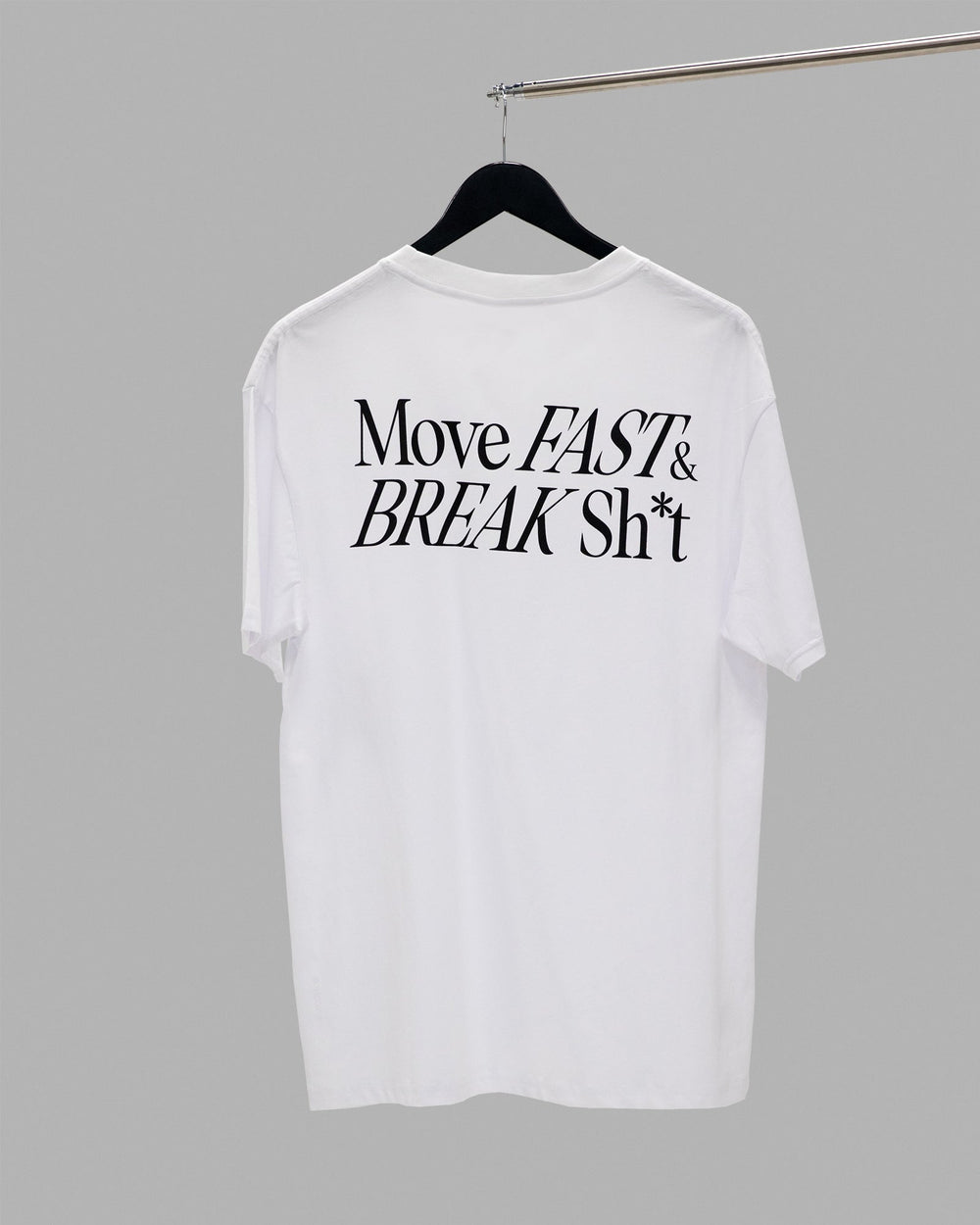 Unisex VS5 FLXCotton Tee Oversize - White-Black