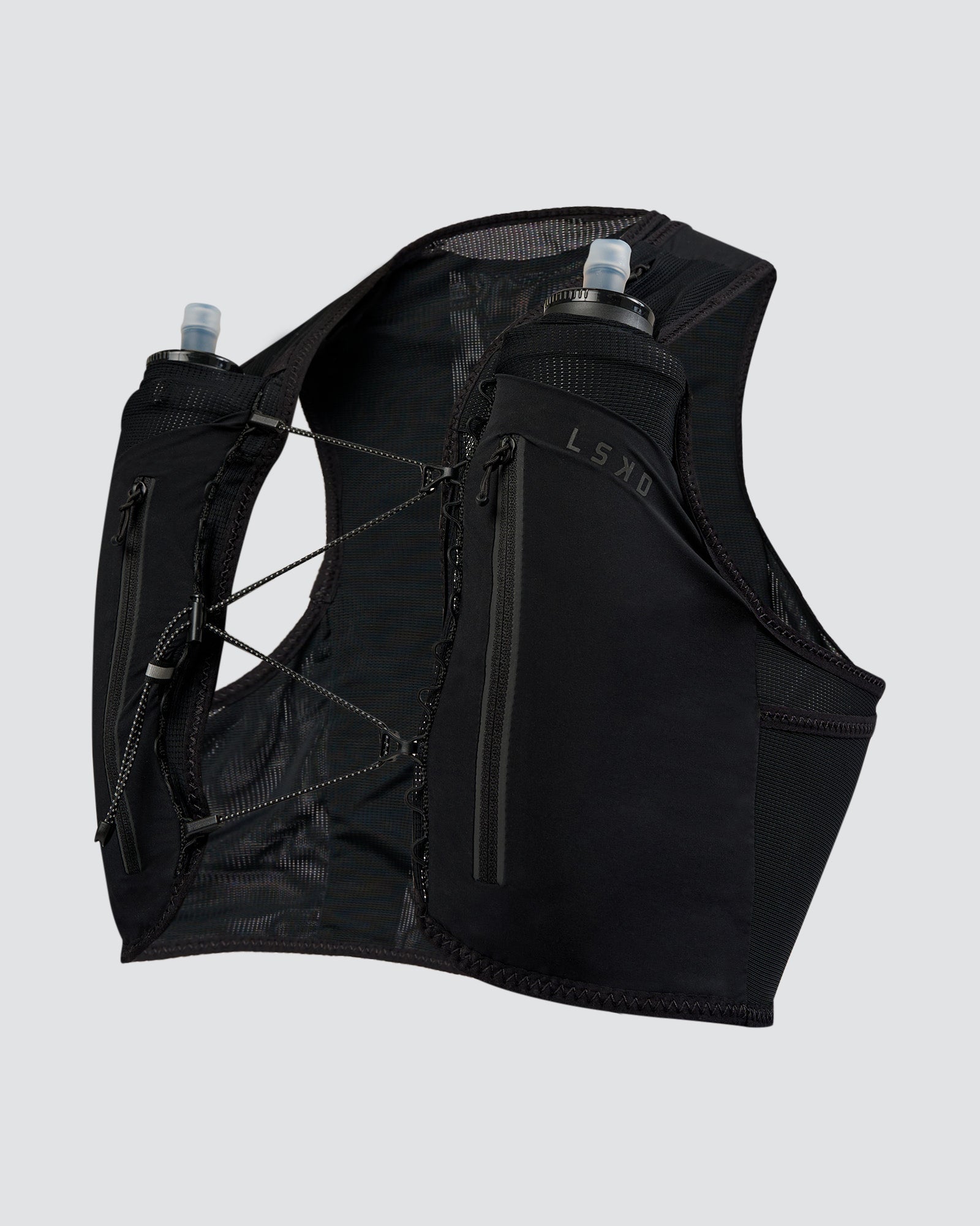 Pace Running Vest - Black-Reflective