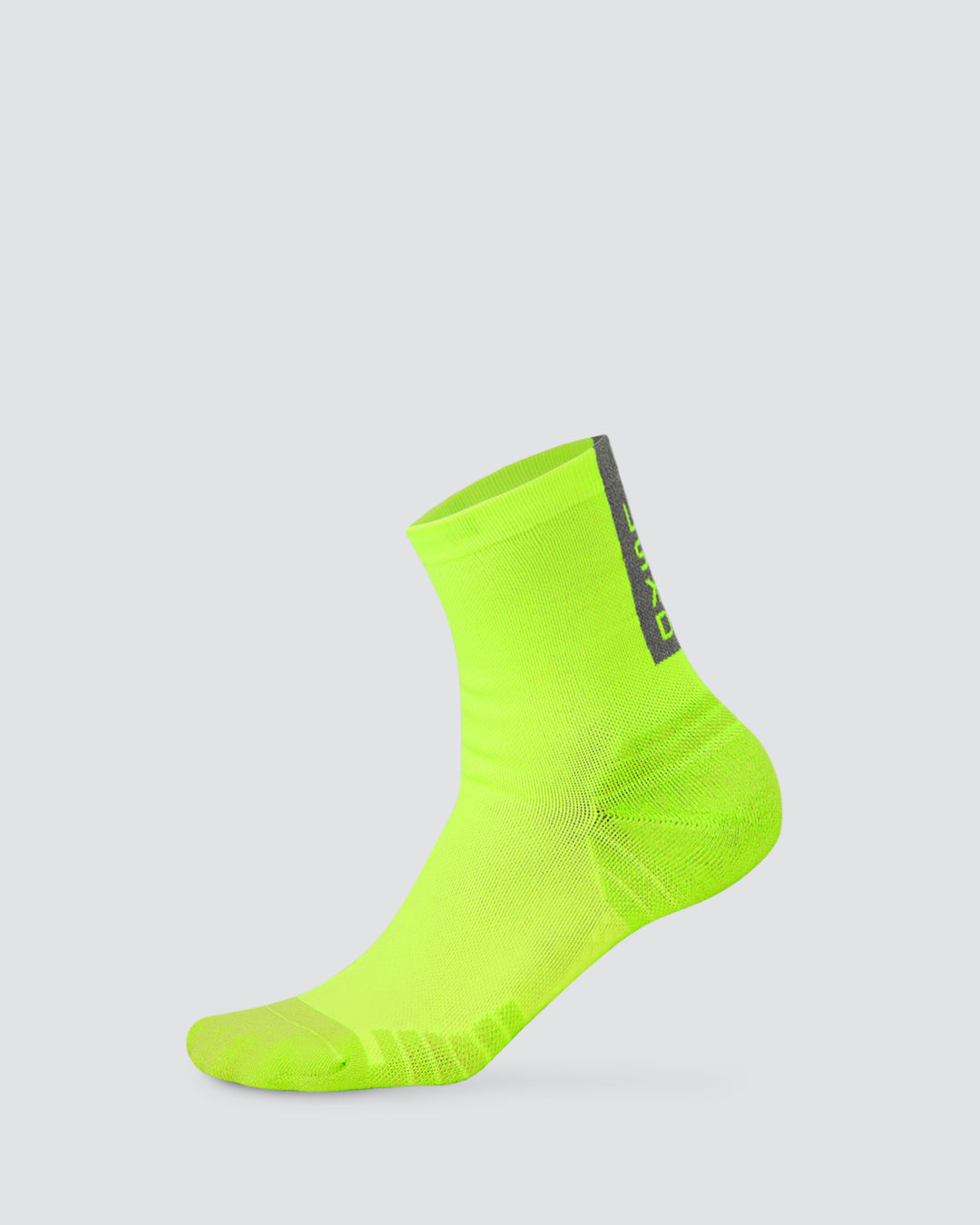 Run Club Performance Quarter Socks - Lime Glo