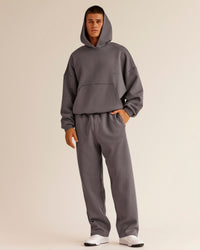 Man wearing AfterDark ZeroCrease Straight Leg Pant - Duskstone | Model:Jackson | Size:L | Thumbnail Index: 1