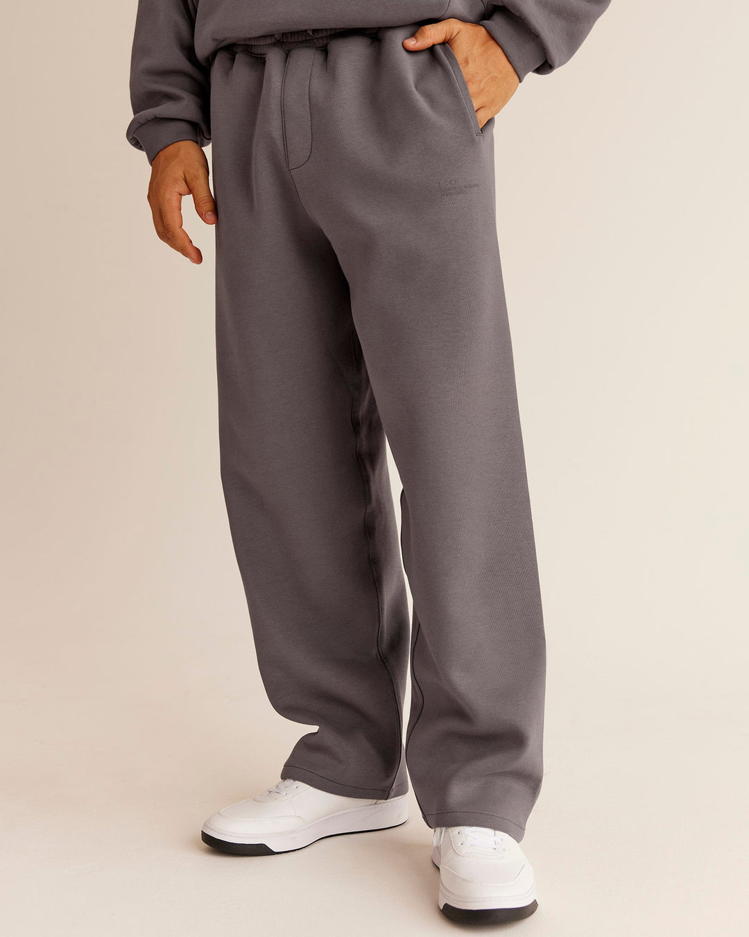 Man wearing AfterDark ZeroCrease Straight Leg Pant - Duskstone | Model:Jackson | Size:L - view 4