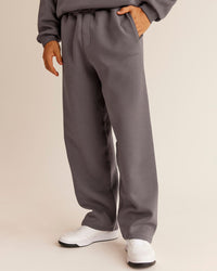Man wearing AfterDark ZeroCrease Straight Leg Pant - Duskstone | Model:Jackson | Size:L | Thumbnail Index: 3