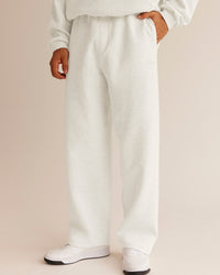Man wearing AfterDark ZeroCrease Straight Leg Pant - Silver Marl | Model:Jackson | Size:L | Thumbnail Index: 2