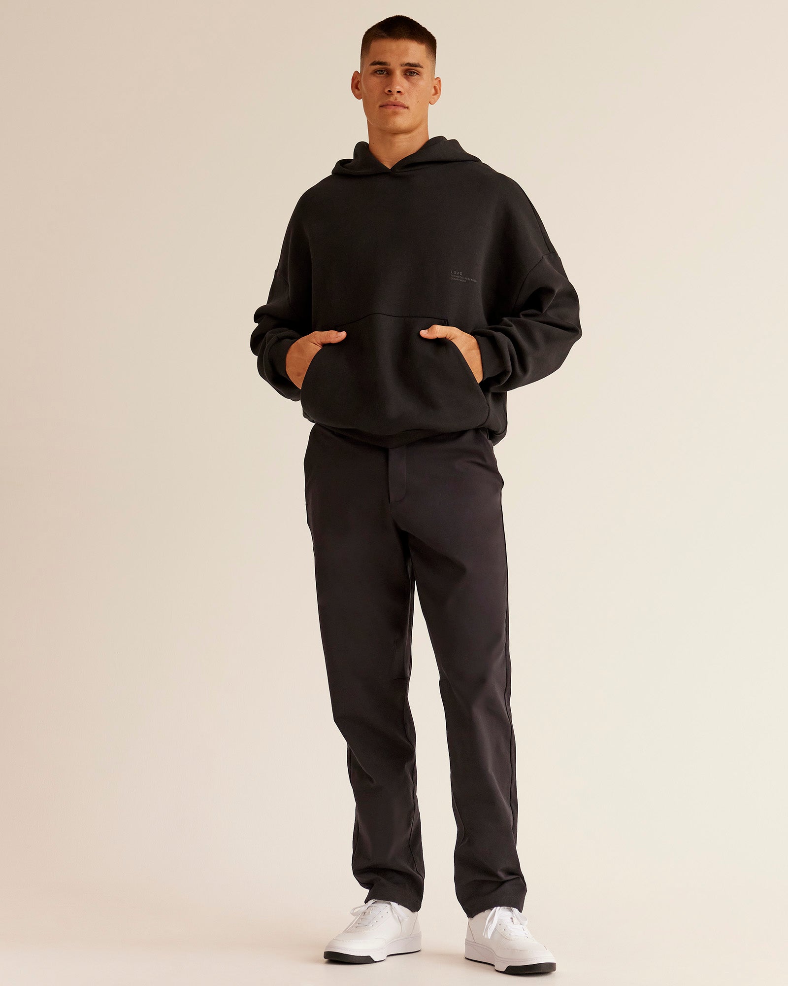 All Day ZeroCrease™ Regular Pant - Black | LSKD – LSKD US