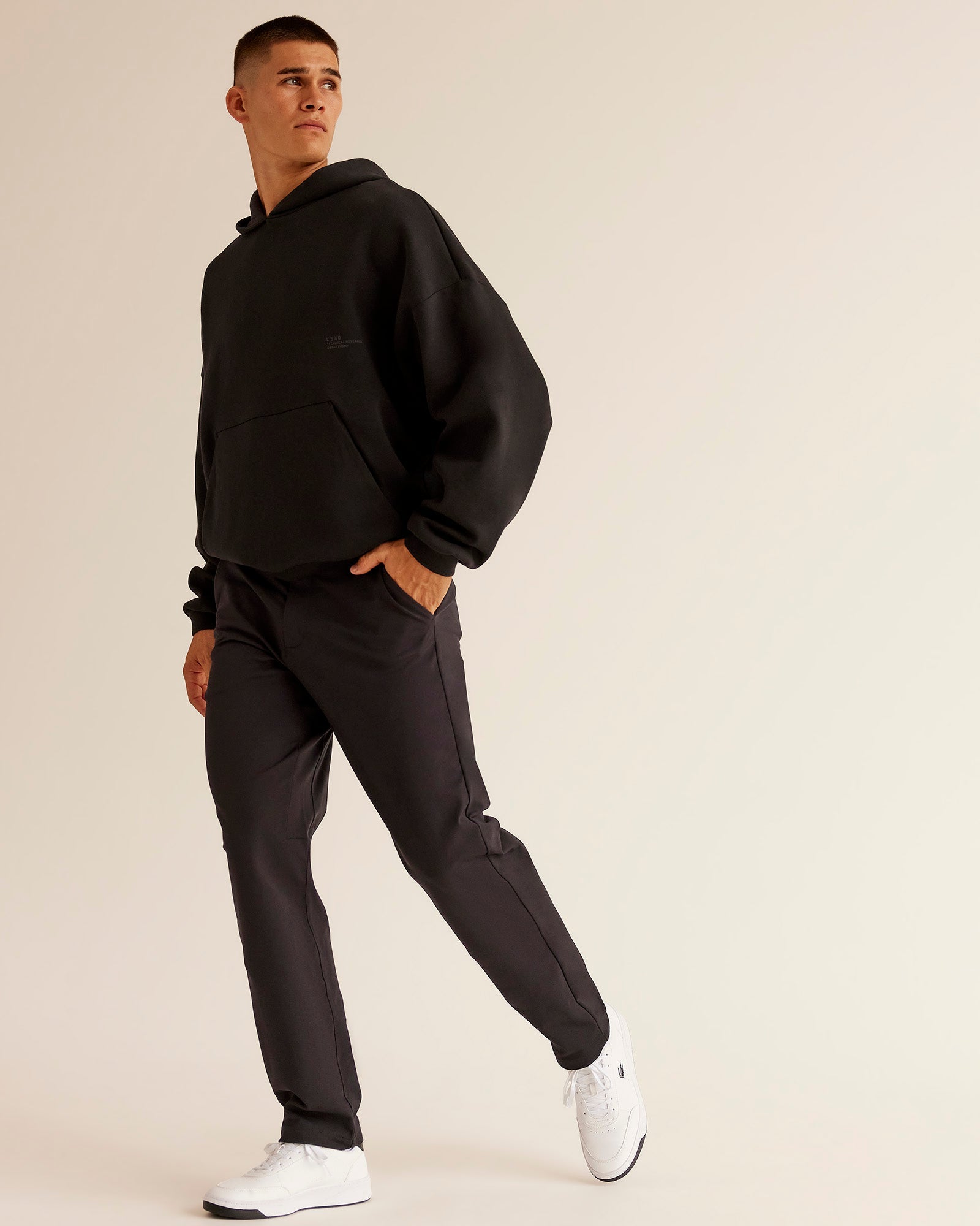 All Day ZeroCrease™ Regular Pant - Black | LSKD – LSKD US